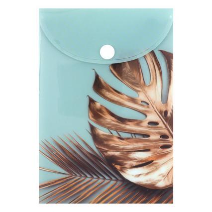 Папка-конверт на кнопке А6 115*165 мм Fiorenzo "Ночные тропики"