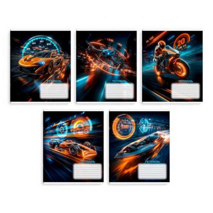 Тетрадь 18 л. кл. Ф+ "Ночные гонки"