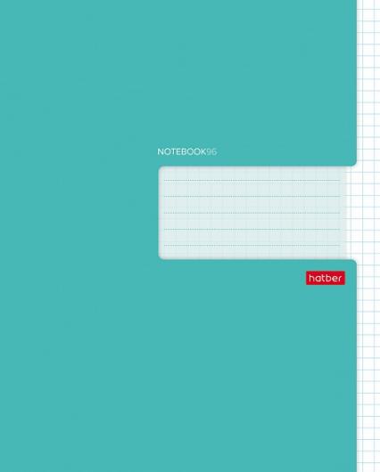 Тетрадь 96 л. кл. Х "Бирюза"