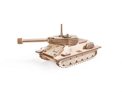 Конструктор дер. Lemmo "Танчик Т-34" клей, 38 дет., п/п