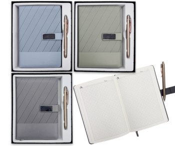 Набор подарочный записная книжка на магните А5 100 л. + ручка
