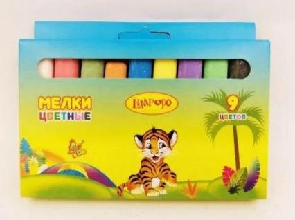 Мел цветной 09 шт. Лимпопо