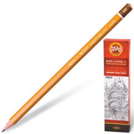 Карандаш дер. без ласт. Koh-I-Noor 1500/8В