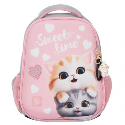 Ранец Кокос 2 отд. Эргономик "Милые котята" 39*29*16 см
