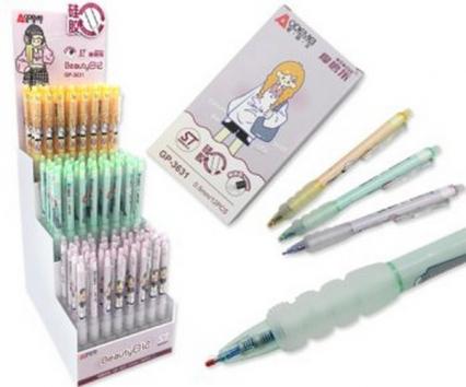 Ручка Пиши-стирай гел. авто 0,5 мм, синяя