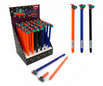 Ручка шар. Intelligent "Дино" с фигуркой, 0,5 мм, синяя