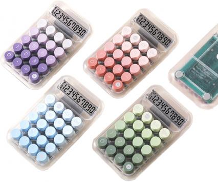 Калькулятор настол. Runzon DD-180 10 разр., 147*90 мм, цв. асс.