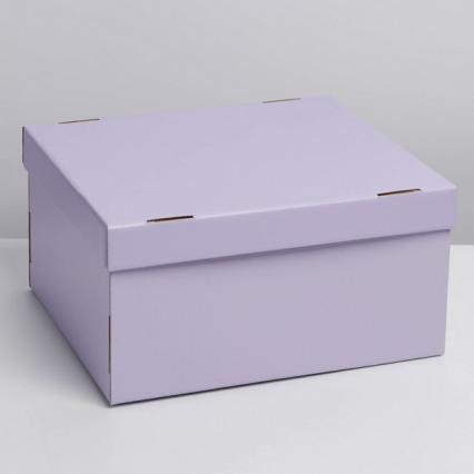 Коробка подар. складная "Лавандовая" 31,2*25,6*16,1 см 