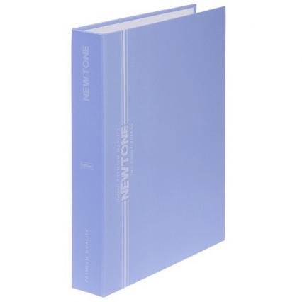 Папка А5 на 2 кольц. Х Ньютон "Пастель. Голубая дымка" софт-тач