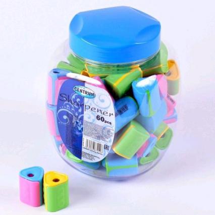 Точилка пласт. 1 отв. с контейнером Centrum 