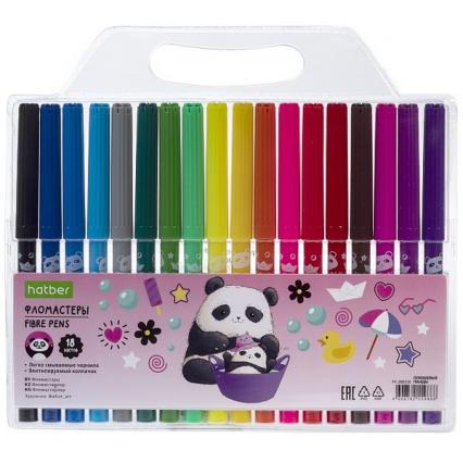 Фломастеры 18 цв. Х "Плюшевые панды" вент. колп., блистер