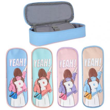 Пенал-косметичка Кокос "Да!" 21,5*8*6,5 см 