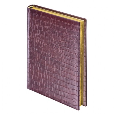 Ежедневник недат. А5 160 л. Brauberg "Comodo" т.кор., зол. срез