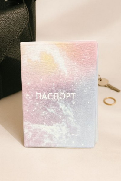 Обложка для паспорта "Розовое созвездие"