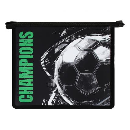 Папка для тетр. А5 1 отд. Кокос "Чемпионы" на молнии