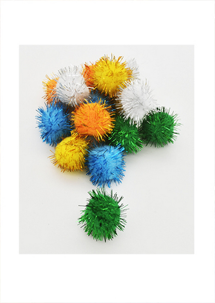 Набор для творчества Апплика "Помпоны. Блестящие" 30 мм