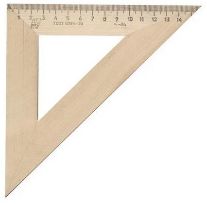 Угольник дер. 45° 16 см Можга