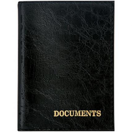 Обложка для автодок. OfficeSpace кожа тип 1.2, черный