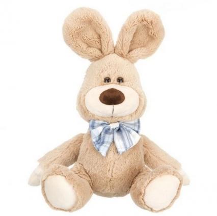 Игрушка мягкая Relana "Зайчик с бантиком" , 25 см