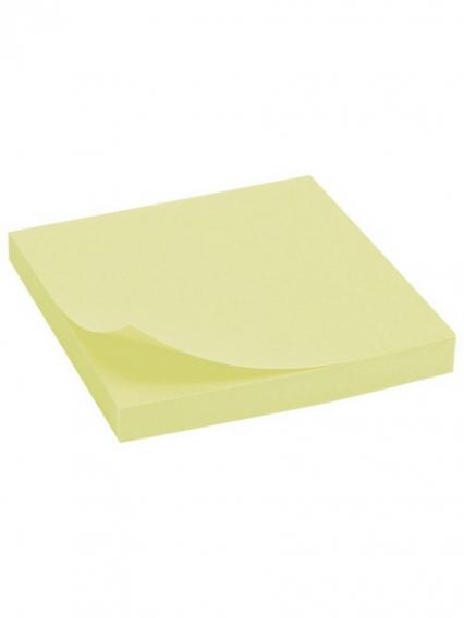 Бум. с клеев. кр. 76*76 мм пастель желтый Mazari 100 л.