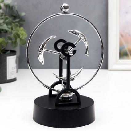 Сувенир-маятник "Сфера. Дельфины" 13,5*10,8*20 см