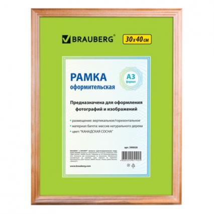 Фоторамка 30*40 см дер. Brauberg "Сосна"