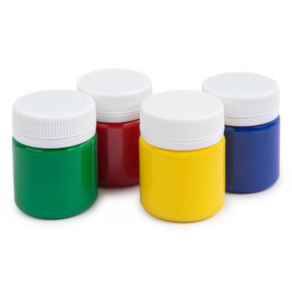 Краски пальчиковые 04 цв. Лео "Расти" 40 мл, от 3 мес.