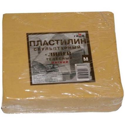 Пластилин скульптурный мягкий телесный ГАММА 0,5 кг 