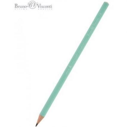 Карандаш дер. без ласт. Br.V. Счастливая графика "Зефир. Мятный"