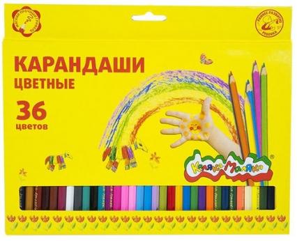 Карандаши 36 цв. Каляка-Маляка