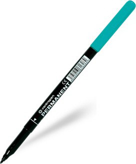 Маркер перманент Centropen 1 мм зел. светост-й 