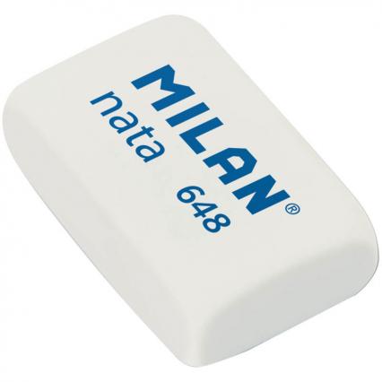 Ластик Milan прямоуг., белый