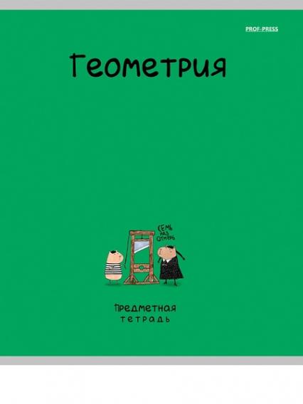 Тетрадь 48 л. кл. ПП "Мини друзья. Геометрия"