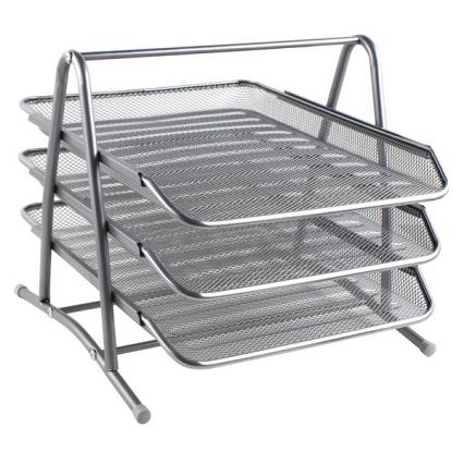 Набор поддонов для бум. метал. 3 шт. Klerk серый