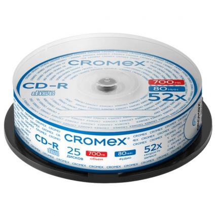 Диск CD-R CROMEX 700 Mb, 52x/25 