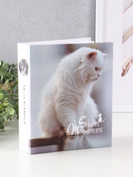 Фотоальбом на 200 фото 10*15 см ПП "Белая кошечка"