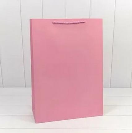 Пакет подар. 32*45 см OMG "Фактура. Розовый"