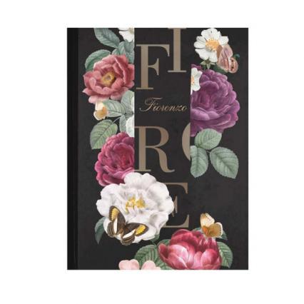 Ежедневник недат. А5 80 л. Fiorenzo "Цветочный вернисаж"