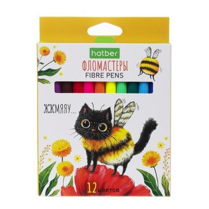 Фломастеры 12 цв. Х "ЖЖ-Мяу"