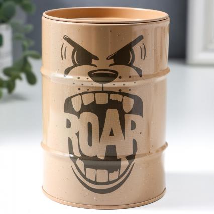 Копилка метал. "Зверинный рык" 12 см