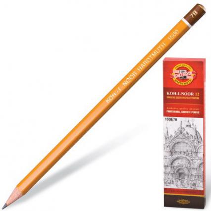 Карандаш дер. без ласт. Koh-I-Noor 1500/7В