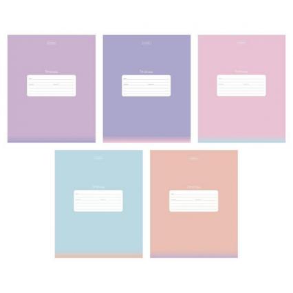 Тетрадь 18 л. лин. Х "Про-стиль. Для девочек" пласт. обл. 