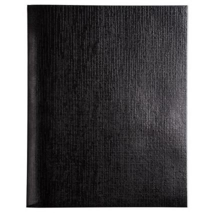 Тетрадь 96 л. кл. Х Бумвинил "Металлик. Черная"