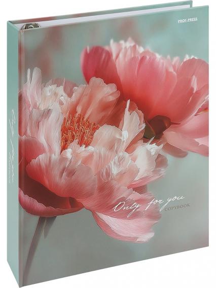 Тетрадь А5 80 л. кл. на кольцах ПП "Нежные цветы"