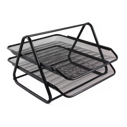 Набор поддонов для бум. метал. 2 шт. Klerk черный