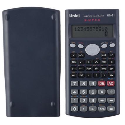 Калькулятор инженерн. UNIEL US-21, 10 разр. 162*84*18 мм