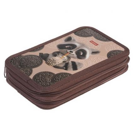 Пенал 2 отд. Х "Вот енот" 19*11 см