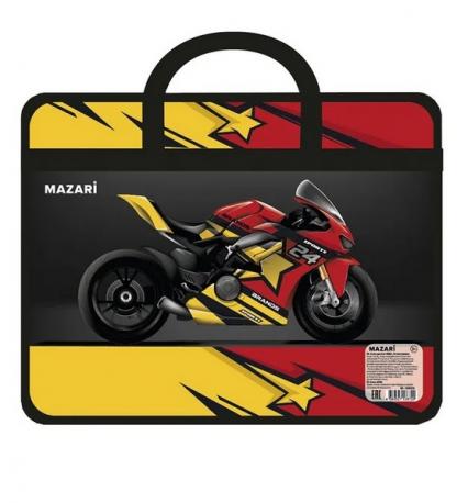 Папка с ручками А4 Mazari "Байк"