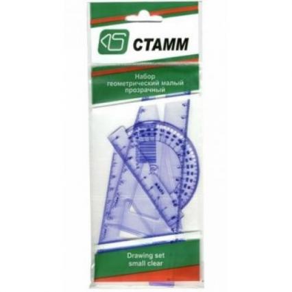 Набор линеек 04 пр. малый СТАММ прозр. 