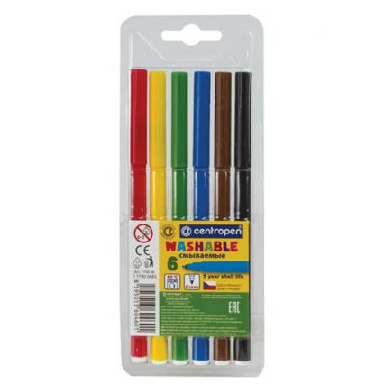 Фломастеры 06 цв. Centropen вент. колп., к/к